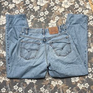 Levi's 560 Light Blue Denim Jeans Vintage Loose Fit Tapered Leg